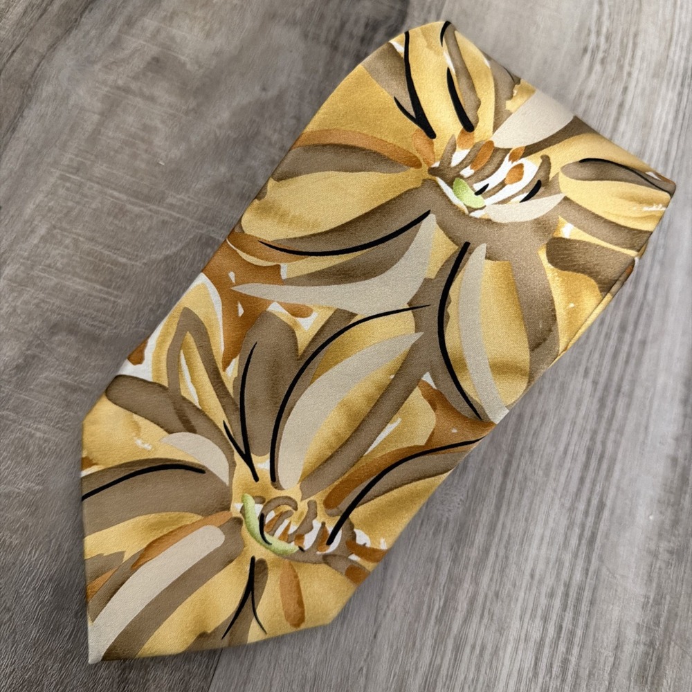 Jerry Garcia Tie Vintage "Lunch" Collection Forty-Six Floral Art